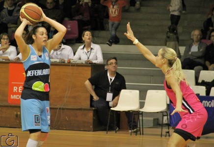 Sarah Michel, un adversaire de poids pour Antonija Misura (photo : Guillaume Poumarede)